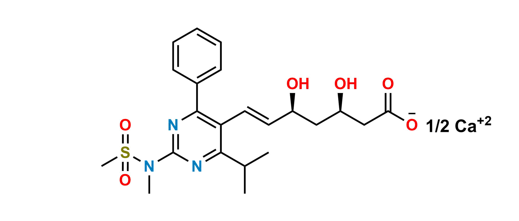 Rosuvastatin EP Impurity M (Calcium salt)